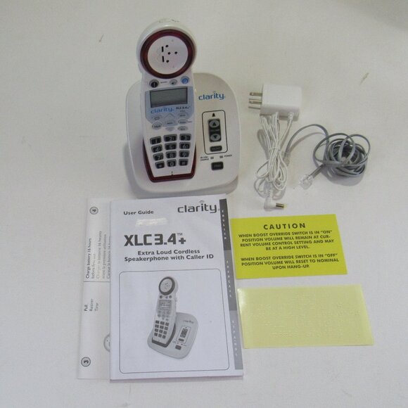 Clarity XLC3.4+ DECT Extra Loud Big Button Speakerphone with Talking Caller ID - Picture 3 of 11